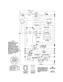 Schematic Diagram parts for Craftsman Front-Engine Lawn Tractor 917255621 from AppliancePartsPros.com