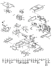 Chassis And Enclosures parts for Craftsman Front-Engine Lawn Tractor 917255691 from AppliancePartsPros.com
