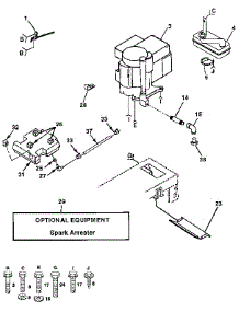 Engine parts for Craftsman Front-Engine Lawn Tractor 917255691 from AppliancePartsPros.com