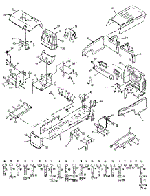 Chassis And Enclosures parts for Craftsman Front-Engine Lawn Tractor 917255692 from AppliancePartsPros.com