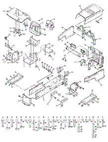 Chassis And Enclosures parts for Craftsman Front-Engine Lawn Tractor 917255693 from AppliancePartsPros.com