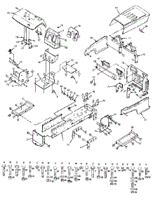 Chassis And Enclosures parts for Craftsman Front-Engine Lawn Tractor 917255694 from AppliancePartsPros.com