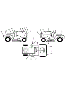 Decals parts for Craftsman Front-Engine Lawn Tractor 917255695 from AppliancePartsPros.com