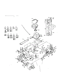 Drive parts for Craftsman Front-Engine Lawn Tractor 917255720 from AppliancePartsPros.com