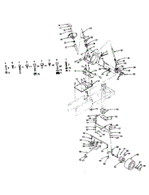 Steering And Front Axle parts for Craftsman Front-Engine Lawn Tractor 917255720 from AppliancePartsPros.com