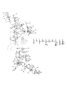 Steering And Front Axle parts for Craftsman Front-Engine Lawn Tractor 917255722 from AppliancePartsPros.com