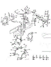 Lift Adjustment parts for Craftsman Front-Engine Lawn Tractor 917255724 from AppliancePartsPros.com