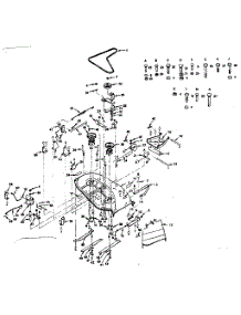 Mower Deck parts for Craftsman Front-Engine Lawn Tractor 917255725 from AppliancePartsPros.com