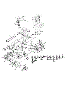 Drive parts for Craftsman Front-Engine Lawn Tractor 917255726 from AppliancePartsPros.com