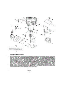Engine parts for Craftsman Front-Engine Lawn Tractor 917255728 from AppliancePartsPros.com