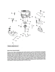 Engine parts for Craftsman Front-Engine Lawn Tractor 917255729 from AppliancePartsPros.com