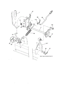 Lift parts for Craftsman Front-Engine Lawn Tractor 917255729 from AppliancePartsPros.com