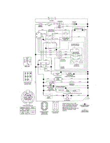Schematic Diagram parts for Craftsman Front-Engine Lawn Tractor 917255729 from AppliancePartsPros.com