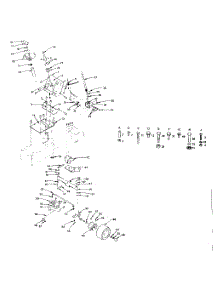 Steering And Front Axle parts for Craftsman Front-Engine Lawn Tractor 917255730 from AppliancePartsPros.com