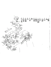 Drive parts for Craftsman Front-Engine Lawn Tractor 917255732 from AppliancePartsPros.com