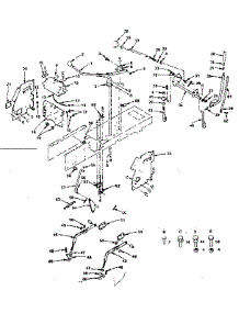 Lift Adjustment parts for Craftsman Front-Engine Lawn Tractor 917255732 from AppliancePartsPros.com
