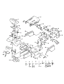 Enclosure parts for Craftsman Front-Engine Lawn Tractor 917255734 from AppliancePartsPros.com