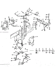 Lift Adjustment parts for Craftsman Front-Engine Lawn Tractor 917255734 from AppliancePartsPros.com