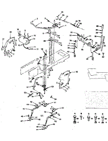 Lift Adjustment parts for Craftsman Front-Engine Lawn Tractor 917255736 from AppliancePartsPros.com