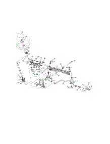 Steering parts for Craftsman Front-Engine Lawn Tractor 917255737 from AppliancePartsPros.com