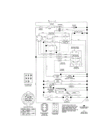 Schematic Diagram parts for Craftsman Front-Engine Lawn Tractor 917255737 from AppliancePartsPros.com