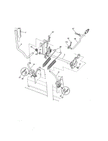 Lift parts for Craftsman Front-Engine Lawn Tractor 917255738 from AppliancePartsPros.com