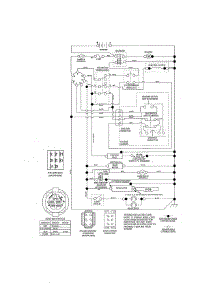 Schematic Diagram parts for Craftsman Front-Engine Lawn Tractor 917255738 from AppliancePartsPros.com