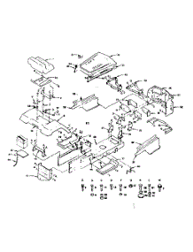 Enclosure parts for Craftsman Front-Engine Lawn Tractor 917255740 from AppliancePartsPros.com
