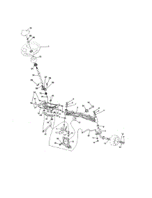 Steering parts for Craftsman Front-Engine Lawn Tractor 917255745 from AppliancePartsPros.com