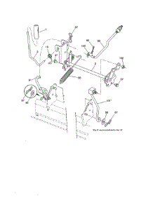 Lift parts for Craftsman Front-Engine Lawn Tractor 917255745 from AppliancePartsPros.com