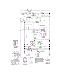 Schematic Diagram parts for Craftsman Front-Engine Lawn Tractor 917255745 from AppliancePartsPros.com