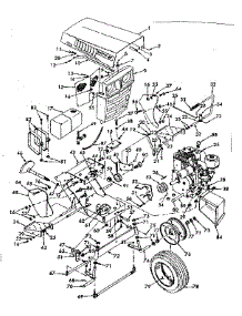 Front Section parts for Craftsman Front-Engine Lawn Tractor 91725580 from AppliancePartsPros.com