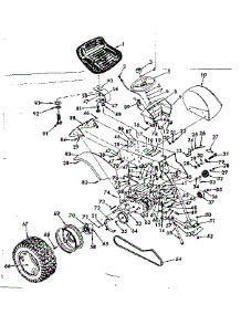 Rear Section parts for Craftsman Front-Engine Lawn Tractor 91725580 from AppliancePartsPros.com