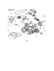 Transmission parts for Craftsman Front-Engine Lawn Tractor 917255810 from AppliancePartsPros.com