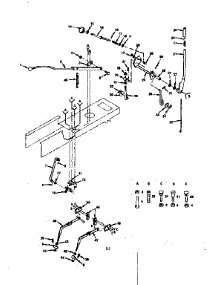 Lift Adjustment parts for Craftsman Front-Engine Lawn Tractor 917255820 from AppliancePartsPros.com