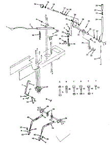 Lift Adjustment parts for Craftsman Front-Engine Lawn Tractor 917255822 from AppliancePartsPros.com
