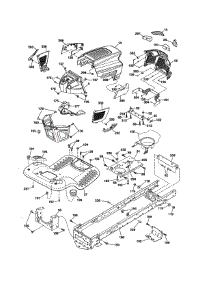 Craftsman 917255830 Front-Engine Lawn Tractor Parts