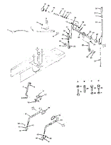 Lift Adjustment parts for Craftsman Front-Engine Lawn Tractor 917255830 (1987) from AppliancePartsPros.com