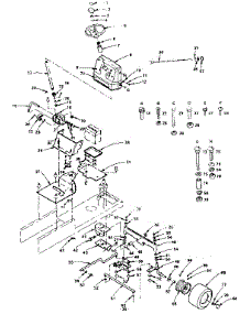 Steering Assembly parts for Craftsman Riding Mower & Tractor 917255831 (1987) from AppliancePartsPros.com