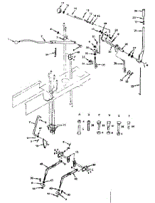 Lift Adjustment parts for Craftsman Riding Mower & Tractor 917255831 (1987) from AppliancePartsPros.com