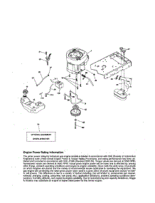 Engine parts for Craftsman Front-Engine Lawn Tractor 917255840 from AppliancePartsPros.com