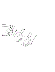 Wheels & Tires parts for Craftsman Front-Engine Lawn Tractor 917255840 from AppliancePartsPros.com