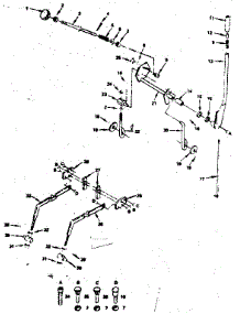 Lift Adjustment parts for Craftsman Front-Engine Lawn Tractor 917255850 from AppliancePartsPros.com