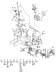 Steering parts for Craftsman Front-Engine Lawn Tractor 917255890 from AppliancePartsPros.com
