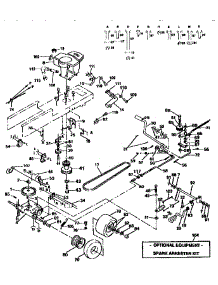 Drive parts for Craftsman Front-Engine Lawn Tractor 917255891 from AppliancePartsPros.com