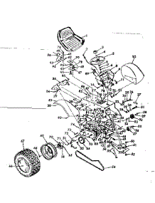 Rear Section parts for Craftsman Front-Engine Lawn Tractor 91725590 from AppliancePartsPros.com