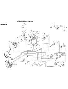 Electrical parts for Craftsman Front-Engine Lawn Tractor 9172559101 from AppliancePartsPros.com