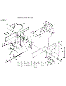 Mower Lift parts for Craftsman Front-Engine Lawn Tractor 9172559101 from AppliancePartsPros.com