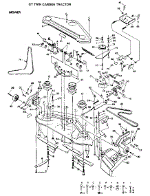 Mower parts for Craftsman Front-Engine Lawn Tractor 9172559101 from AppliancePartsPros.com