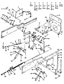 Lift Adjustment parts for Craftsman Front-Engine Lawn Tractor 9172559102 from AppliancePartsPros.com